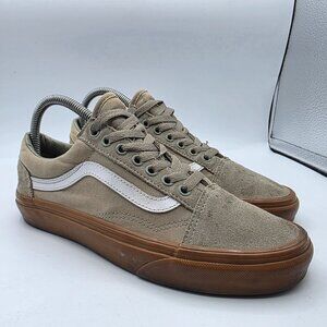 Vans Old Skool Laurel Oak Gum Womens Size 8 Tan Casual Sneakers Classic